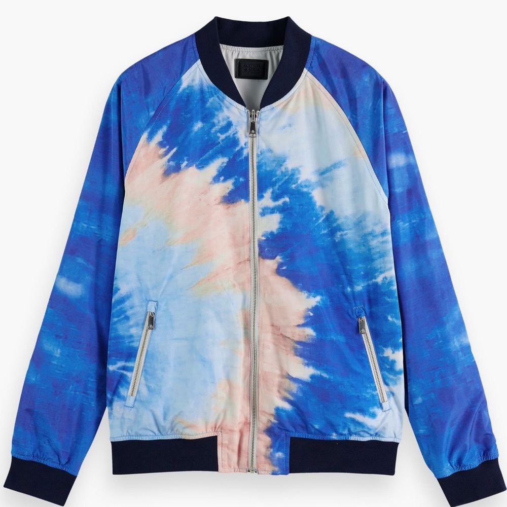 NWT Scotch & Soda BR1
Reversible Water Repellent
Bomber Jacket 
Size: Medium